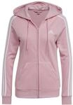 Sweatshirt mit Rei&szlig;verschluss aus Fleece mit 3 Streifen, Damen adidas Essentials