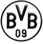 BVB-Auto-Aufkleber (schwarz)