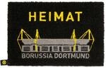 BVB-Fu&szlig;matte, schwarz
