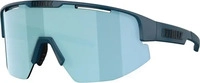 Bliz OZB7007-700710, Bliz Matrix Small (30) Fahrradbrille Smoke Ice Blue Mirror Lens