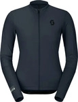 SCOTT 424687-X_m&oslash;rkebl&aring;, SCOTT Endurance lang&auml;rmeliges Radtrikot Damen Dunkleblau