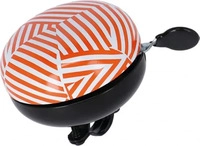 XLC 2500704015, XLC Fahrradklingel DD-M09 Orange/Wei&szlig; Wei&szlig;/Orange