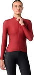 Castelli Espresso Thermal 2 lang&auml;rmliges Radtrikot garnet Damen Rot female