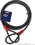 ABUS 27390, Abus Draht Cobra 8mm 250 cm Rot/Schwarz