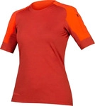 Endura E6208CA, Endura GV500 Damen Trikot Rot Orange/Rot female
