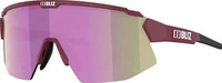 Bliz 0ZB701270120335, Bliz Breeze Small Fahrradbrille matt burgundy/braun/rose...