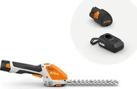 Stihl HA030113521 + EA024006500, STIHL Akku-Strauchschere HSA 26 Set + Extra Akku AS2