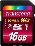 Transcend SDHC 16 GB 600x - Einzelst&uuml;ck