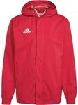 Adidas Entrada 22 All-Weather Jacke Fu&szlig;balljacke f&uuml;r Herren, rot IK4009