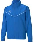 Puma TeamRISE All Weather Jkt Fu&szlig;balljacke f&uuml;r Kinder, blau 657402
