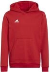 Adidas Entrada 22 Sweat Hoodie Kapuzensweater f&uuml;r Kinder, rot H57566