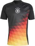 Adidas Deutschland DFB Pre-Match Trikot f&uuml;r Herren, schwarz IW7956