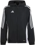 Adidas Performance Tiro24 Windbreaker Kids Kinder Schlupfjacke, schwarz, Gr. 140