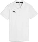 Puma teamGOAL Casuals Poloshirt f&uuml;r Damen, wei&szlig; 658607