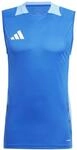 Adidas Tiro 24 Competition Sleeveless Trainingstrikot Trikot f&uuml;r Herren, blau IR5475