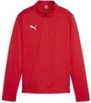 Puma teamGOAL Training 1/4 Zip Top Junior Longsleeve f&uuml;r Kinder, rot 658632