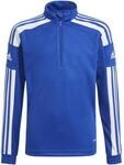 Adidas Squadra 21 Training Oberteil Fu&szlig;balljacke f&uuml;r Kinder, blau GP6469