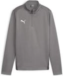 Puma teamGOAL Training 1/4 Zip Top Junior Longsleeve f&uuml;r Kinder, grau 658632