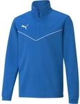 Puma TeamRISE 1/4 Zip Top Sweatshirt f&uuml;r Kinder, blau 657395