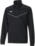 Puma TeamRISE 1/4 Zip Top Sweatshirt f&uuml;r Kinder, schwarz 657395