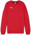 Puma teamGOAL Casuals Crew Neck Junior Sweatshirt f&uuml;r Jungen, rot 658593
