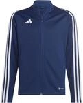 Adidas Tiro 23 League Fu&szlig;balljacke f&uuml;r Kinder, blau HS3525