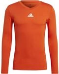Adidas Team Base Longsleeve Trikot f&uuml;r Herren, orange GN7508