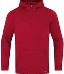 Jako Zip Pro Casual Kapuzensweater, rot 6745