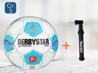 Derbystar 162028v24_9096, Derbystar Bundesliga Player v24 Outdoor-Fu&szlig;ball, wei&szlig;,