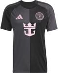 Adidas Inter Miami CF 25/26 Messi Ausw&auml;rtstrikot Trikot f&uuml;r Herren, schwarz...