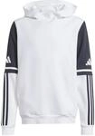 Adidas Squadra 25 Kapuzensweater f&uuml;r Kinder, wei&szlig; JD4807
