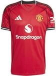 Adidas Manchester United 25/26 Home Trikot f&uuml;r Herren, rot JI7428