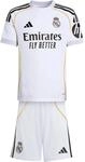 Adidas Real Madrid 25/26 Home Set Trainingsbekleidung f&uuml;r Kinder, wei&szlig; JN8889