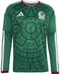 Adidas Mexiko 2026 Home Langarm Trikot f&uuml;r Herren, gr&uuml;n KA6059