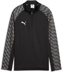Puma Teamliga26 Training 1/4 Zip TOP Sweatshirt f&uuml;r Kinder, schwarz 659726