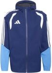 Adidas Tiro 26 Fu&szlig;balljacke f&uuml;r Herren, blau JY8963