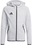 Adidas Tiro Travel Sweat Hoodie Kapuzensweater f&uuml;r Kinder, grau KF6079