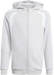 Adidas Tiro26 League Full Zip Kapuzensweater f&uuml;r Kinder, grau KF3323