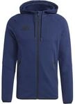 Adidas Tiro Travel Sweat Hoodie Kapuzensweater f&uuml;r Herren, blau KF6078