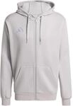 Adidas Entrada 26 Full Zip Kapuzensweater f&uuml;r Herren, grau KF5947