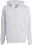 Adidas Entrada 26 Full Zip Kapuzensweater f&uuml;r Kinder, grau KH1779