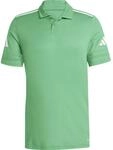 Adidas Squadra25 Cotton Poloshirt f&uuml;r Herren, gr&uuml;n JY3416