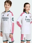 adidas qb193_kc3947, Adidas Real Madrid 26/27 Home Long Trikot f&uuml;r Kinder,...
