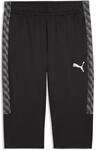 Puma Teamliga26 Training 3/4 Fu&szlig;ballhose f&uuml;r Herren, schwarz 659736