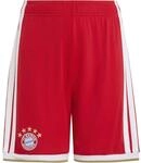 Adidas FC Bayern M&uuml;nchen 26/27 Home Teamhose f&uuml;r Kinder, rot JZ3084
