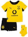 Puma Borussia Dortmund Home Babykit Kinder Sportanzug, gelb, Gr. 68 784094-01