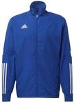 Adidas Condivo 20 Pr&auml;sentationsjacke Fu&szlig;balljacke f&uuml;r Herren, blau EA2487