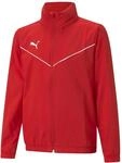 Puma TeamRISE All Weather Jkt Fu&szlig;balljacke f&uuml;r Kinder, rot 657402