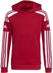 Adidas Squadra 21 Hoodie Kapuzensweater f&uuml;r Kinder, rot GP6433