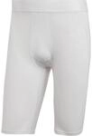 Adidas Techfit Aeroready kurze Tights f&uuml;r Herren, wei&szlig; HP0611